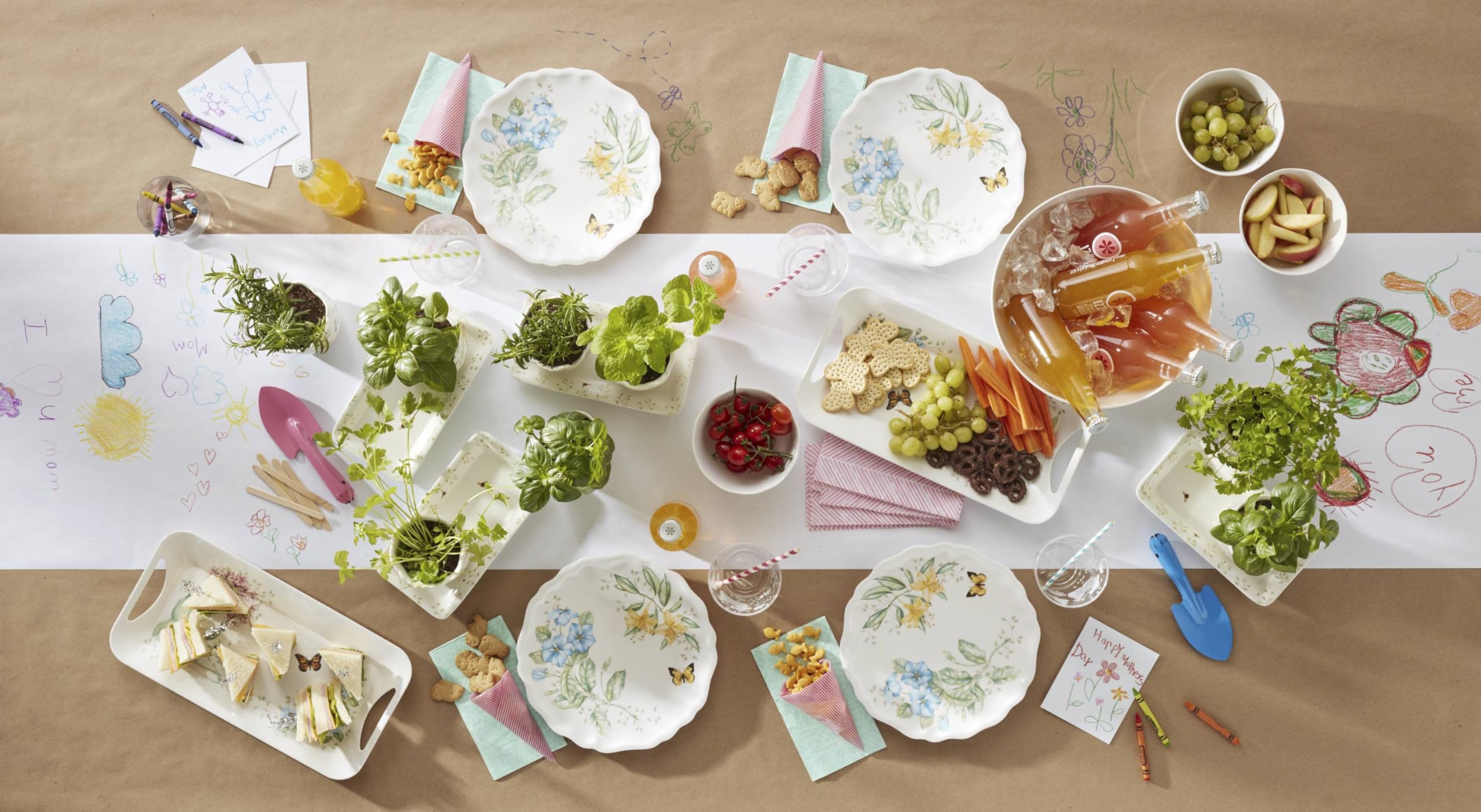 Amazon.com | Lenox 855591 Butterfly Meadow Melamine Hors